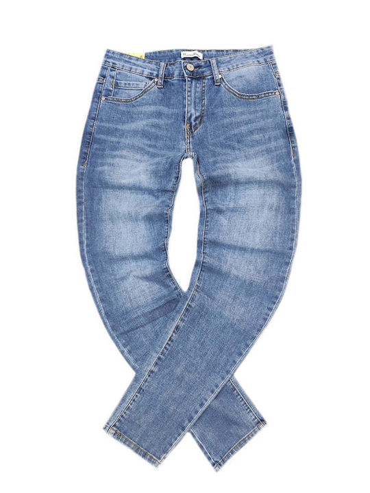 Men's Jeans Pants with Slim Fit Blue