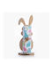 Nef-Nef Homeware Rabbit Πασχαλινός Λαγός Ξύλινος 40x70εκ. Σετ 2τμχ