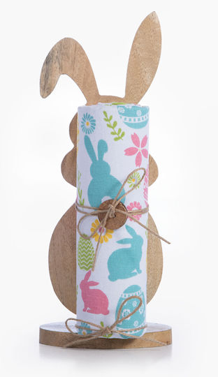 Nef-Nef Homeware Rabbit Πασχαλινός Λαγός Ξύλινος 40x70εκ. Σετ 2τμχ
