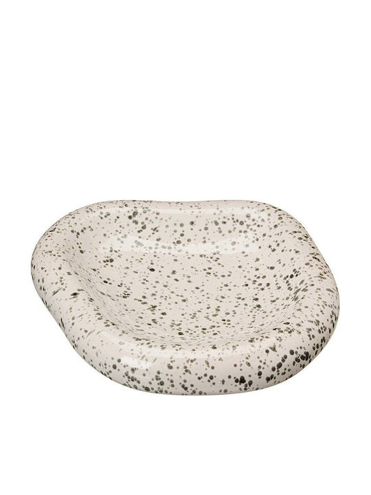 Hintsdeco Hintsdeco Dekorative Schale Keramik Grau 26x26x37cm