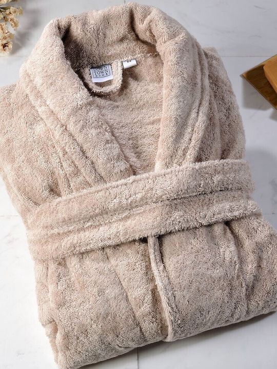 Down Town Home Bathrobe Rosa Beige 450gr/m²