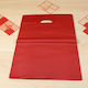 Kunststoff Plastiktüten Verpackung D-Cut Rote 40x30cm 50Stücke