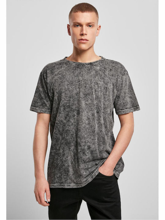 Build Your Brand T-Shirt Dunkelgrau Weiß