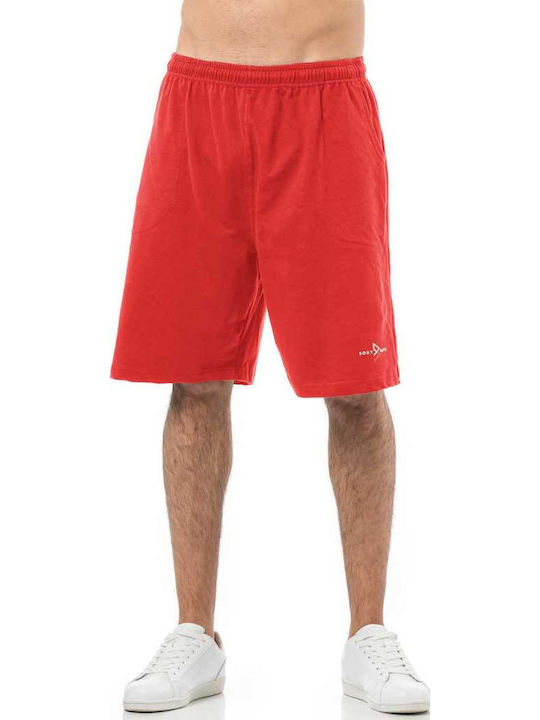 Bodymove Men's Red Bermuda Shorts 495S26.Red