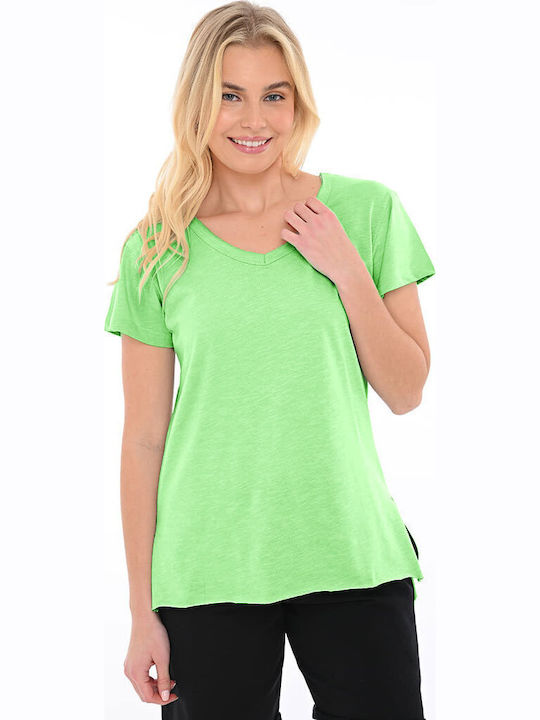 Bodymove Damen Bluse Grün