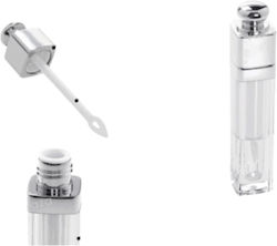 Toc Lip Gloss 5ml Ambalaj Transparent Periuță Argintie Toc Lip Gloss 5ml Ambalaj Transparent Periuță Argintie