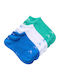 PUMA Sport Kids' Ankle Socks Sneaker Blue/White/Green 3 Pairs