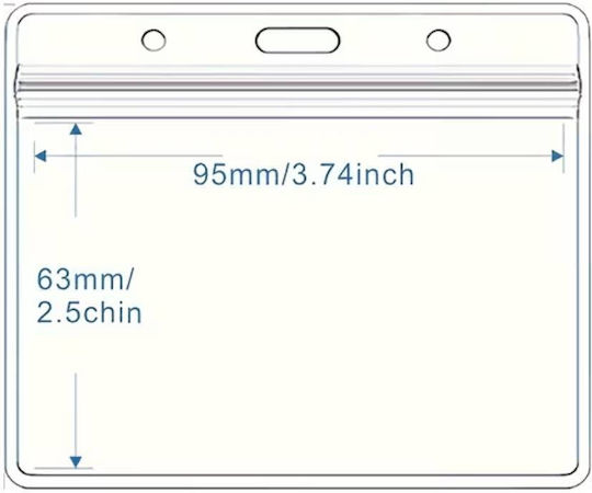 Oem Transparent Pvc Horizontal Card Stand