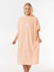 Rip Curl Kapuzentuch Strandponcho aus Mikrofaser Orange