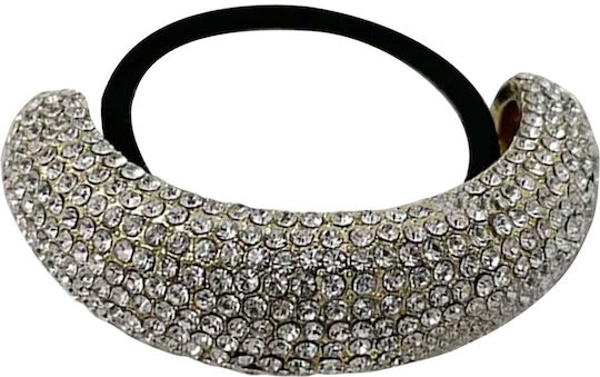 Avizar Elastic Tendency Hair Golden Refined Geometric Rhinestone Gold