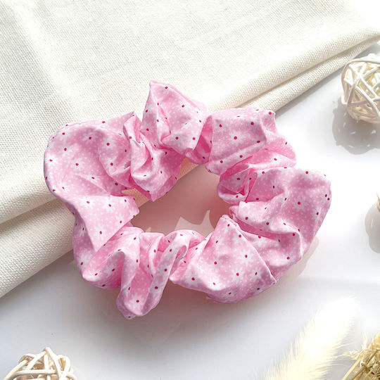 Avizar Klassischer Haargummi Aus Weichem Samt Mit Blumenmuster Zartes Rosa Rosa