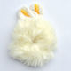 Avizar Klassischer Samt Scrunchy Flauschiges Haar Beiges Kaninchenohren Beiges