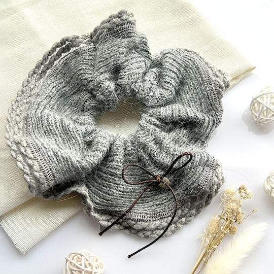 Avizar Klassischer Haargummi Haar In Mildem Mesh Minimalistisches Graues Grau
