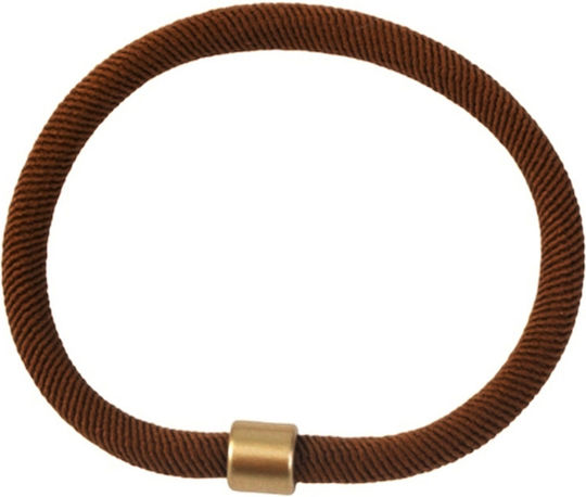 Avizar Twisted Elastic Hair Light Brown Minimalist Gold Tip Brown Beige