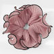Avizar Scrunchie Froufrou Maxi Hair In Soft Pink Vaporous Fabric Pink