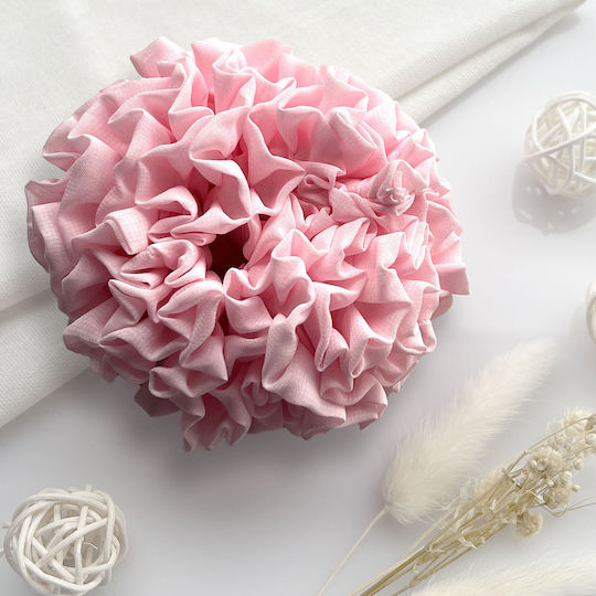 Avizar Scrunchie Maxi Hair In Muslin Vaporous Casual Pink Pink