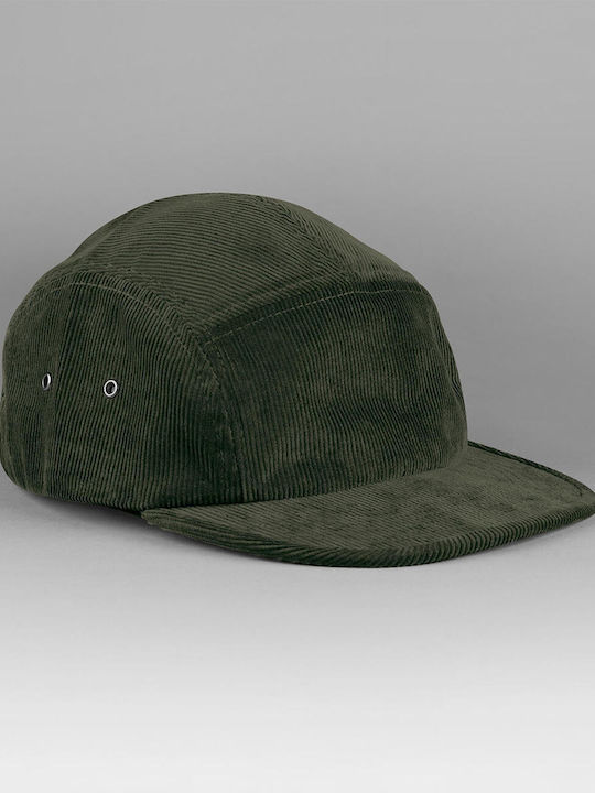 Earthaware Organic Cord Camper Cap Beechfield B679 Forest Night