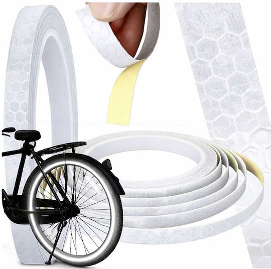 Bandă Reflectorizantă Pentru Bicicletă Albă 8m Aria Trade