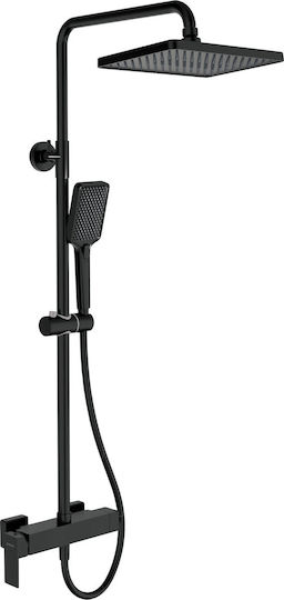 Deante Built-in Mixer & Shower Head Set for Shower Black
