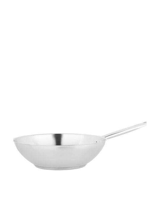 Sitram Wok από Ανοξείδωτο Ατσάλι 28cm