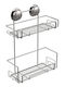 Sealskin Wall Mounted Bathroom Shelf Inox Silver