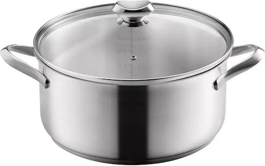Metaltex Deep Stainless Steel Pot 6.8lt / 28cm