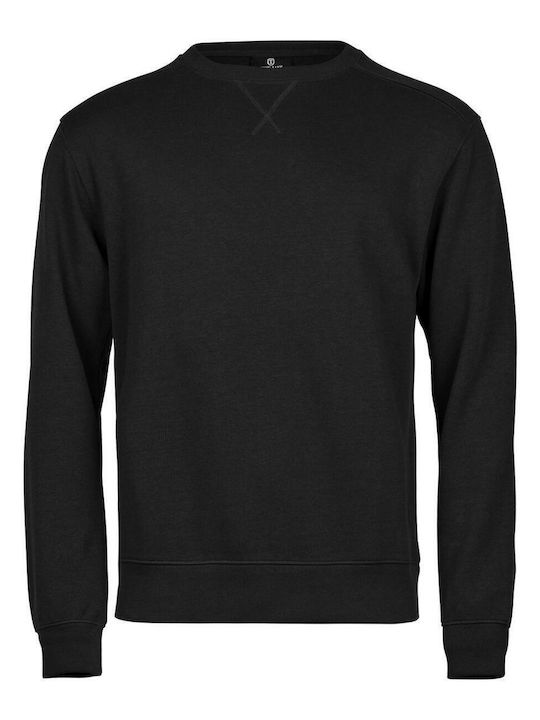 Tee Jays Männer Werbebekleidung Langärmeliges Sweatshirt Schwarz