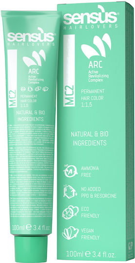 Sensus Mc2 Permanent Βαφή Μαλλιών Χωρίς Αμμωνία Pure-clear 100ml