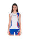 Kit Klima Volley Uniform White Royal Red