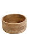 Espiel Wooden Brown Salad Bowl 19.5x11cm 2 Pieces