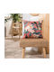 Teoran Teoran Decorative Pillow Case 100% Cotton Multicolour 50x50cm