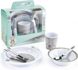Thermobaby My First Feeding Set Going To Jungle Plastic Green 6 Pieces
