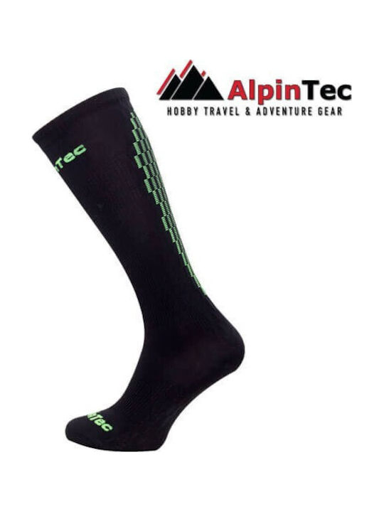 AlpinPro Compress Professional Running Κάλτσες Μαύρες 1 Ζεύγος