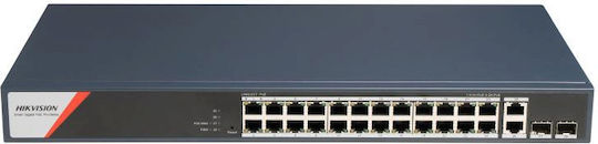 Hikvision DS-3E1528HP-SI-24P2T2F L2 PoE Switch with 24 Gigabit (1Gbps) Ethernet Ports