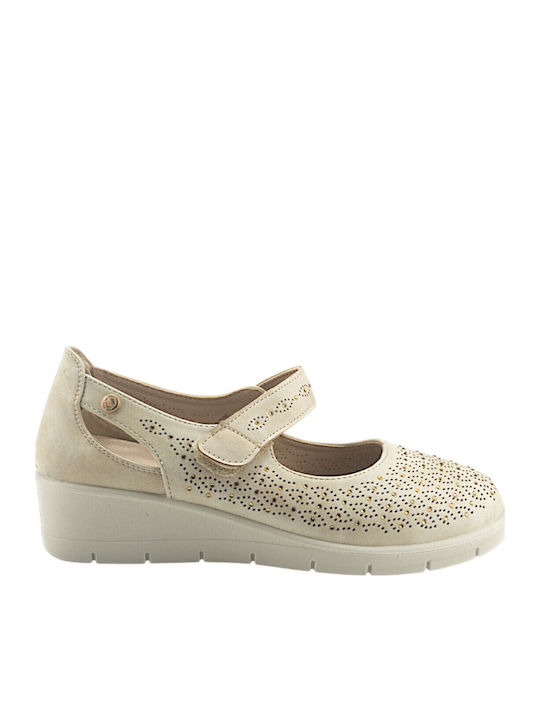 Γυναικεία Loafers σε Μπεζ Χρώμα