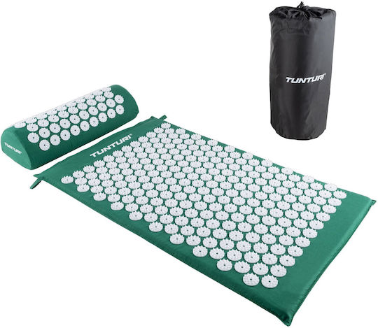 Tunturi Acupressure Massage Mat for Neck & Back Green
