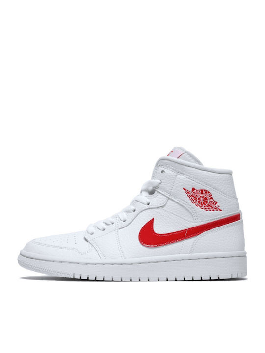 Jordan Air Jordan 1 Mid Botine Albe