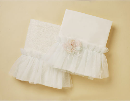 Baby Bloom Σετ Βαπτιστικά Λαδόπανα Μπεζ 4τμχ