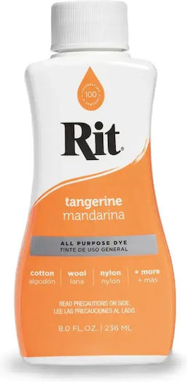 Rit Dye Liquid All-Purpose Fabric Dye Tangerine 236ml