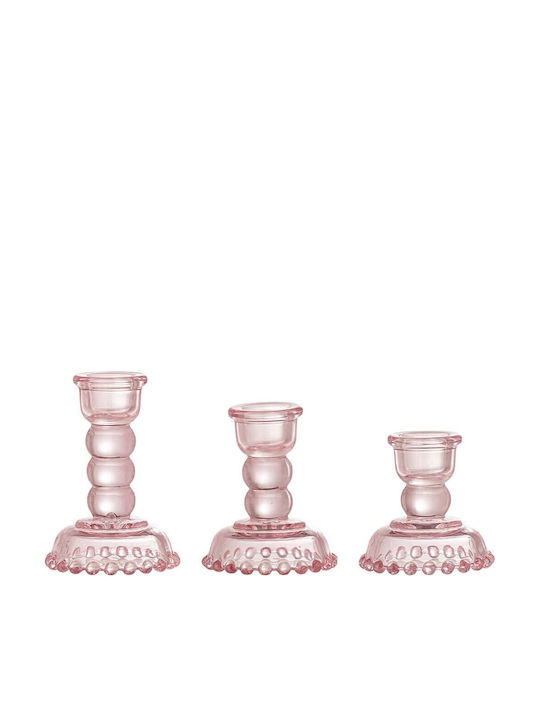 Bloomingville Delphia Set Kerzenhalter Glas Bloomingville Delphia Set Kerzenhalter Glas