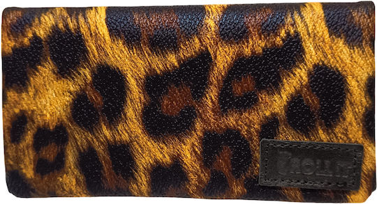 Rollit Fabric Tobacco Pouch Gold Handmade with Magnetic Closure 15.5x8cm