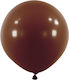 Set 4 Brown Latex Balloons