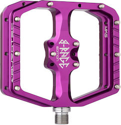 Burgtec Bicycle Pedals Flat Purple Burgtec Bicycle Pedals Flat Purple