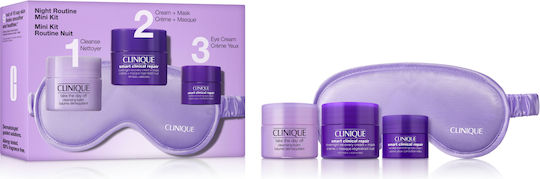 Clinique Night Routine Mini Kit Set Îngrijire Pentru Anti-îmbătrânire 3 Bucăți
