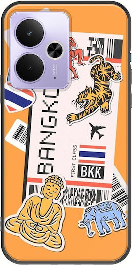 Ticket To Bangkok Realme 14t 5g Black TPU Black Silicone