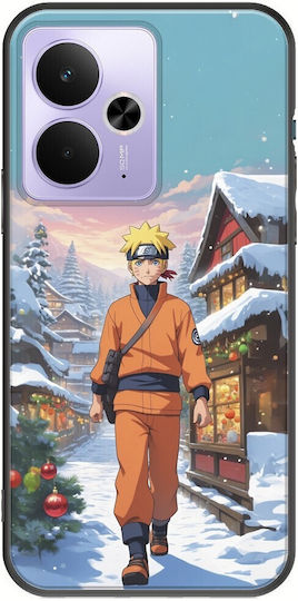 Xmas Anime Naruto Uzumaki Realme 14t 5g Black TPU Black Silicone
