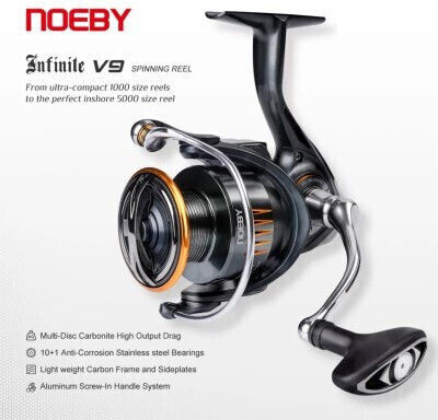Noeby Mulinete de Pescuit pentru Spinning Eging Pescuit de Mal