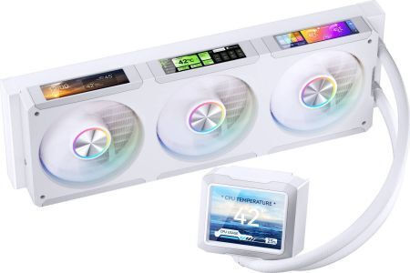 Jonsbo TF3-360SCW Water Cooling System AIO CPU With 3 120mm Fans White