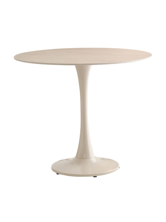Garden & Terrace Table Polywood with Metal Frame Oak 90x90x75cm