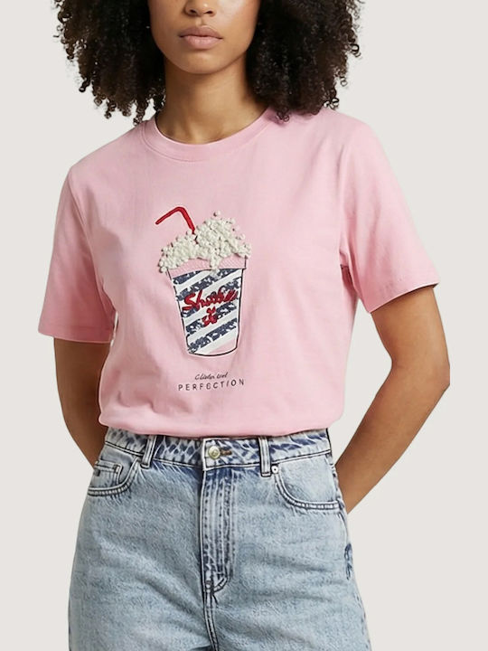 Only Life Women's T-shirt Pink